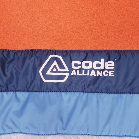 NWT COTOPAXI Teca Fleece Full Zip Jacket Men's Large in Orange w/ *Company LOGO* - Picture 4 of 11